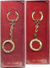 Publications & Supplies Keychain Nickel Coin Holder Gold Tone 5c Jefferson Buffalo Liberty V - DM814 -