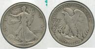 USA Half Dollar 1917-S REV Silver Walking Liberty 50c San Francisco Mint - SR207 -
