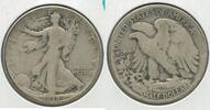 USA Half Dollar 1918-P Silver Walking Liberty 50c Philadelphia Mint - SR208 -