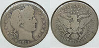 USA Barber Quarter 1911-D  Silver - Denver Mint - BD288  25,62 EUR prix TTC + 19,60 EUR frais d'envoi