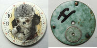 Sonstiges Hampden 12 Size Kerry Blue Terrier Dog Pocket Watch Porcelain Dial LW318 -