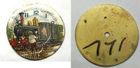 Sonstiges Illinois 18 Size 4-6-0 Steam Engine Locomotive Pocket Watch Metal Dial LW324 -