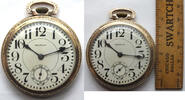 Sonstiges Illinois Sangamo Special 17S 23J Railroad Grade Pocket Watch Runs LW549 -