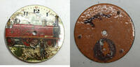 Sonstiges Elgin 18 Size LNWR Bloomer Class Locomotive Pocket Watch Porcelain Dial LW368 -