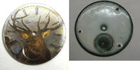 Sonstiges Elgin 18 Size 6 Point Elk Buck Full Color Pocket Watch Porcelain Dial LW365 -