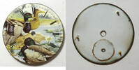 Sonstiges Elgin 18 Size Mallard Ducks Drake Wildlife Pocket Watch Porcelain Dial LW359 -
