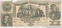 USA Banknoten 1861 $ $20 Twenty Dollars Confederate States Of America Note Currency T-20 - SR971 -