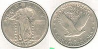 USA Quarter Standing Liberty Silver - Philadelphia Mint - ER302 -