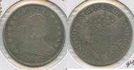 USA Bust Half Dollar Silver Draped 50c Philadelphia Mint - SS694 -