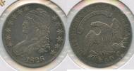 USA Bust Half Dollar Silver 50c Philadelphia Mint - SS706 -