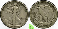 USA Half Dollar 1918-S Walking Liberty Silver - San Francisco Mint - K241 -