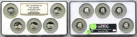 USA Quarter 2006-S State Proof Silver 5-Coin Set NGC PF70 Ultra Cameo - K452 -