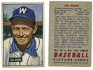 Sonstiges Gil Coan Bowman Gum Baseball Picture Card - Washington Senators - K677 -