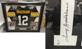 Sonstiges Terry Bradshaw Autographed / Signed Framed Jersey Black Steelers 44 x 37 JR009 -