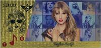 USA Banknoten Taylor Swift Full Color $100 Note Novelty 24K Gold Foil Plated Bill 6 XX001 -