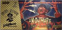 USA Banknoten Freddy Krueger $100 Nightmare Elm Street Note Novelty 24K Gold Plated Bill XX008 -