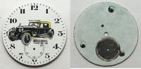 Sonstiges Waltham 12 Size Rolls Royce Phantom II Pocket Watch Porcelain Dial LW463 -