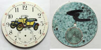 Sonstiges Waltham 12 Siz Morris Oxford Bullnose Car Pocket Watch Porcelain Dial LW464 -