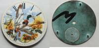 Sonstiges Waltham 14 Size Mallard Drake Duck Bird Pond Pocket Watch Porcelain Dial LW467 -