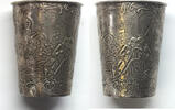 Sonstiges Sterling German Hanau Antique Neresheimer Ludwig & Co Silver Cup Repousse - L696 -