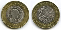 Weltmünzen $20 Coin Mexico 100 Years of Mexican Army Ejercito Mexicano Bi-Metalic L699 -