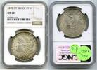 USA Dollar 7TF Rev of 79 Morgan Silver NGC MS62 Toning Toned Philadelphia L913 -