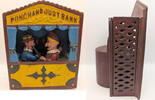 Sonstiges Punch and Judy Cast Iron Coin Bank Vintage Reproduction 1950s-1960s - RK159 -
