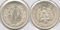 Weltmünzen Peso Mexico 1 Un Silver Coin 720 BU Uncirculated Moneda - RK164 -