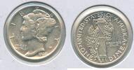 USA Dime 1938-S Mercury Silver Coin - RK216 -