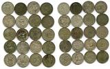 Weltmünzen 1 Peso 1957 - 1967 Mexico Pirate Silver Lot of (20) Coins - Estados Unidos P142 -