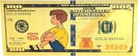 USA Banknoten 100 Dollars Christopher Robin Winnie the Pooh $ 24K Gold Foil Plated Note - XX145 -