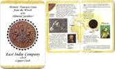 Weltmünzen Cash East India Company Copper Coin + Booklet - P192 -