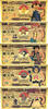 USA Banknoten Pokemon Trainers Ash Misty Team Rocket ¥10000 24K Gold Plated Bills Notes - XS33 -