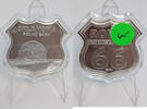 Anlagemünzen Route 66 Shield Oklahoma Round Barn 1 oz Silver Round - RK311 -