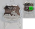 Anlagemünzen Route 66 Shield Arizona jackrabbit Trading Post 1 oz Silver Round - RK313 -