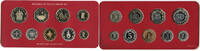 Weltmünzen Republic of Malta Decimal Proof Coin Set - Franklin Mint - P209 -