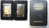Sonstiges Star Wars Trilogy 24k Gold Collectibles Cards Darth Vader Obi Wan Set - P212 -