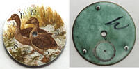 Sonstiges Waltham 18 Size Khaki Campbell Ducks Birds Pocket Watch Porcelain Dial LW485 -