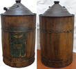 Sonstiges Stewarts Mineral Oil 1 Gallon Wood Wrapped Metal Can Container 18 x 10.5 LH431 -