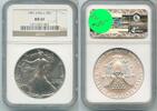 Bullion $1 Silver Eagle 1991  1 oz NGC MS69 Coin Certified - RK697