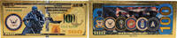 US Paper Money  Navy United States USN Military 24K Gold Foil Plated Note Bill Novelty XX103