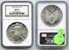 Dollar 1994 American Eagle 1 oz Silver  NGC MS69 Certified ounce Bullion - R115