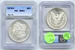 US Coins Dollar 1879-S Morgan Silver ICG MS61 Certified Rev '79 San Francisco Mint - R585 -