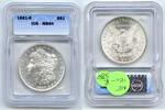 US Coins Dollar 1881-S Morgan Silver ICG MS64 Certified - San Francisco Mint - R586 -