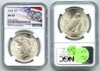 US Coins Dollar 1923 Peace Silver NGC MS63 Certified 100th Anniversary Philadelphia R592 -