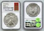 Bullion  2018 Silver Eagle NGC MS70 First Day Issue Kenneth Bressett Sig... 85,21 EUR  + 23,20 EUR frais d'envoi