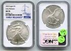 Bullion Dollar 2025 American Eagle 1 oz Silver  NGC MS70 Early Releases ... 85,21 EUR  + 23,20 EUR frais d'envoi