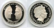 Bullion 5 Pounds 2011 William & Catherine Proof Silver Coin  UK United K... 64,56 EUR  + 23,20 EUR frais d'envoi