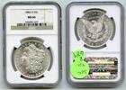 US Coins Dollar 1884-O Morgan Silver  NGC MS66 Certified - New Orleans M... 387,34 EUR  + frais d'envoi