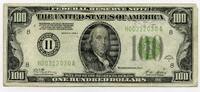 US Paper Money  1928-A $100 Federal Reserve Note Bank of St. Louis Misso... 189,37 EUR  + 23,20 EUR frais d'envoi